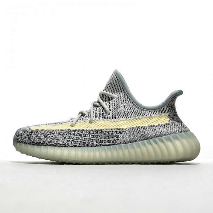 Yeezy Boost 350 V2“Ash Blue”Running Shoes-Gray/Yellow-6461003