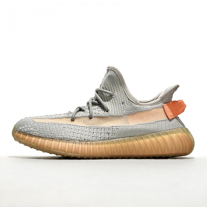 Yeezy Boost 350 V2“True Form”Running Shoes-Gray/Orange-7035324