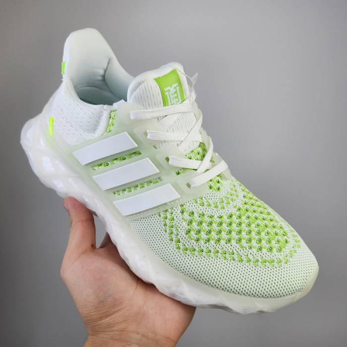 Ultra Boost UB 8.0 Running Shoes-White/Green-4628771