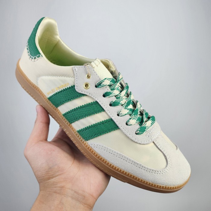 WALES BONNER Running Shoes-White/Green-2162513