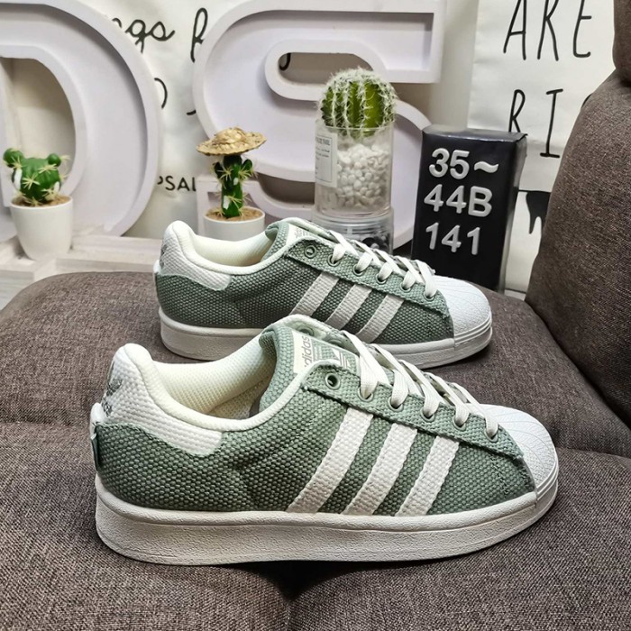 Superstar Running Shoes-Green/White-3144764