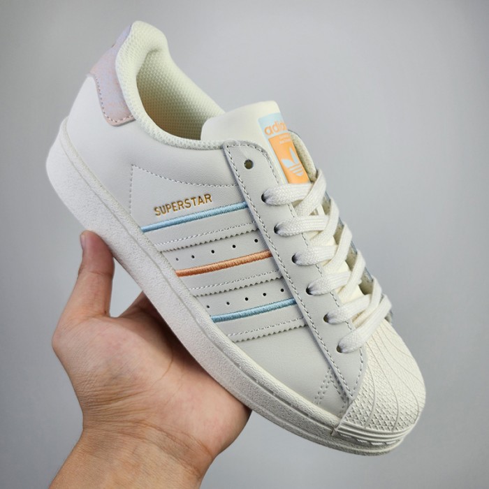 Superstar Running Shoes-White/Purple-6713558