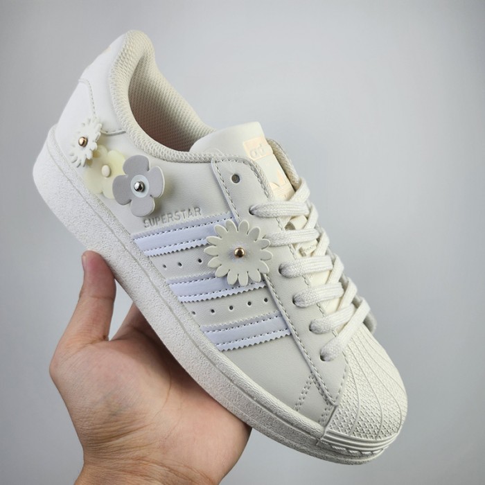 Superstar Running Shoes-All White-379929