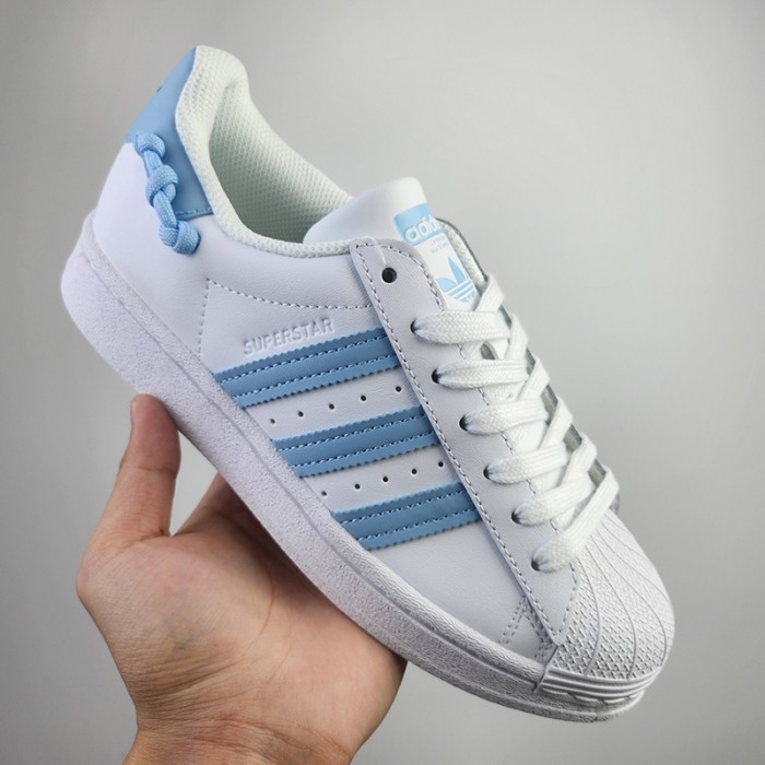 Superstar Running Shoes-White/Blue-9544143
