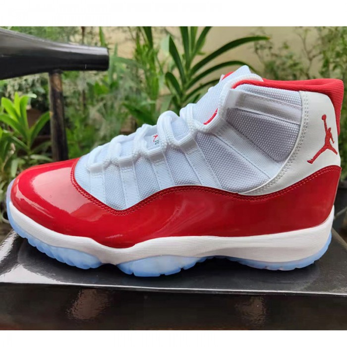 Retro Air Jordan 11 AJ11 High Running Shoes-Red/White-2508714