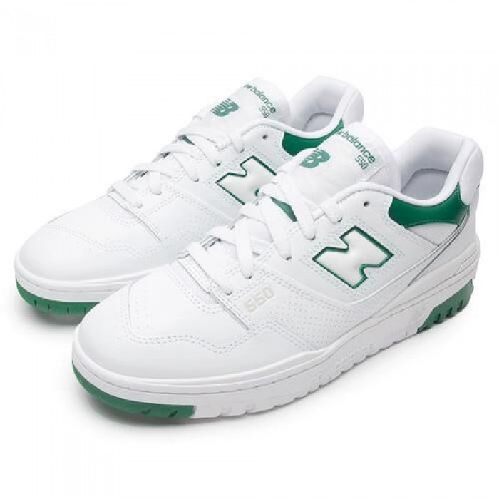 New Balance 550 Running Shoes-White/Green-4156638