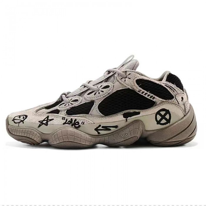 Yeezy Boost 500 Running Shoes-Gray/Black-8656652