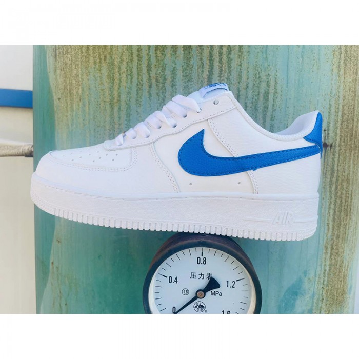 AIR FORCE 1‘07 AF1 Running Shoes-White/Blue-5569430