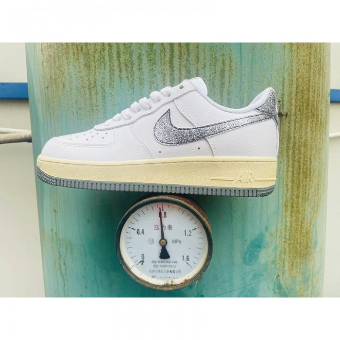 AIR FORCE 1‘07 AF1 Running Shoes-White/Gray-9507938