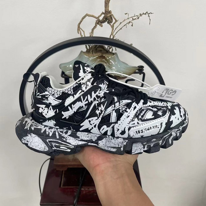 Air Max Balenciaga V3 Running Shoes-White/Black-3472003