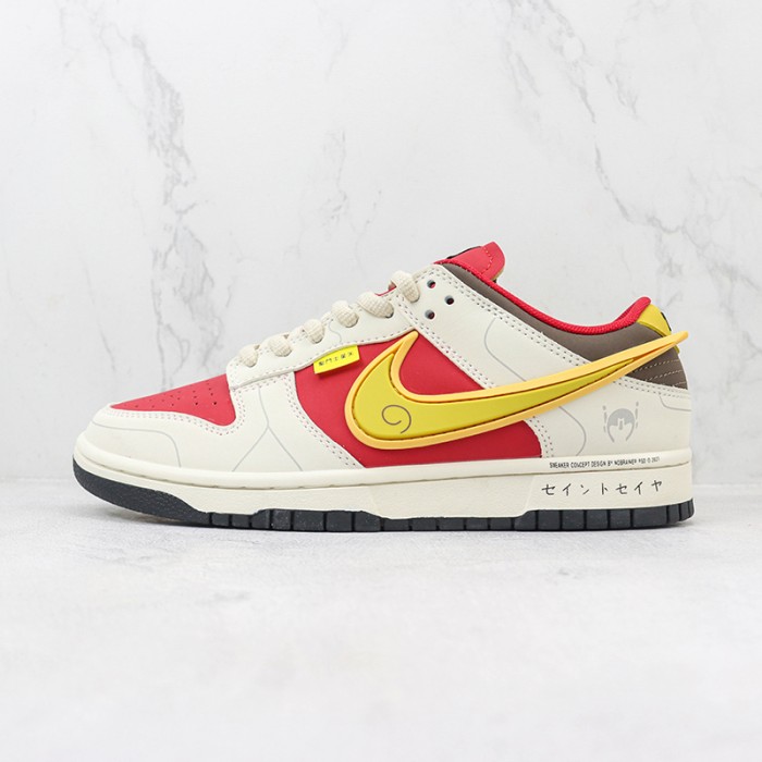 SB Dunk Low Running Shoes-Red/White-3452803