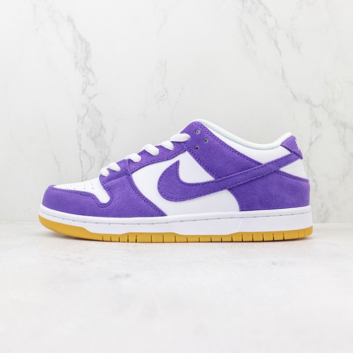SB Dunk Low Running Shoes-Purple/White-5079989