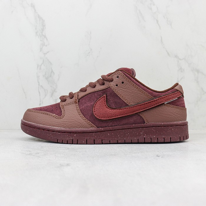 SB Dunk Low Premium“Valentine's Day”Running Shoes-Wine Red-3762574