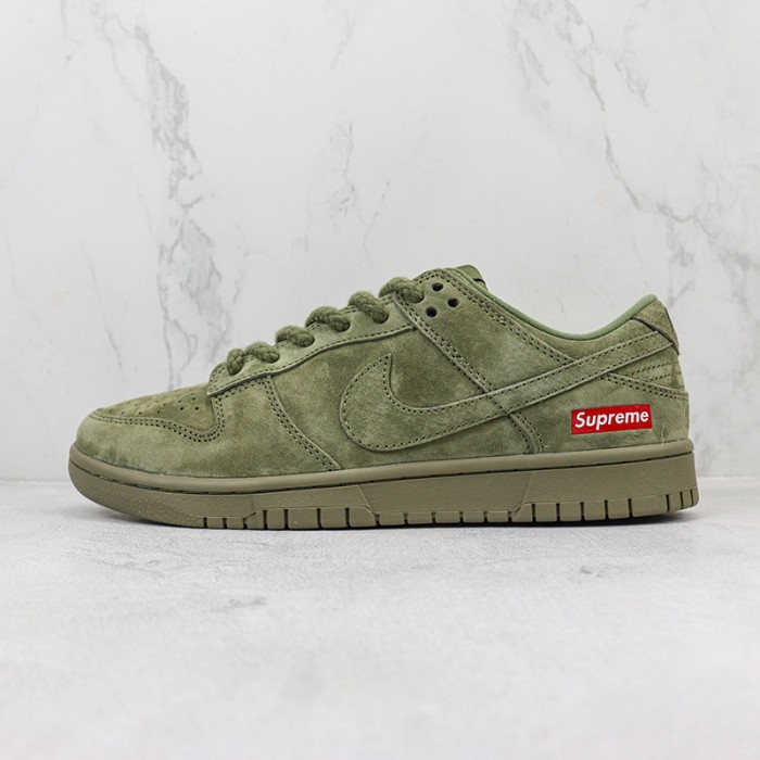 SB Dunk Low Running Shoes-Army Green-3352722