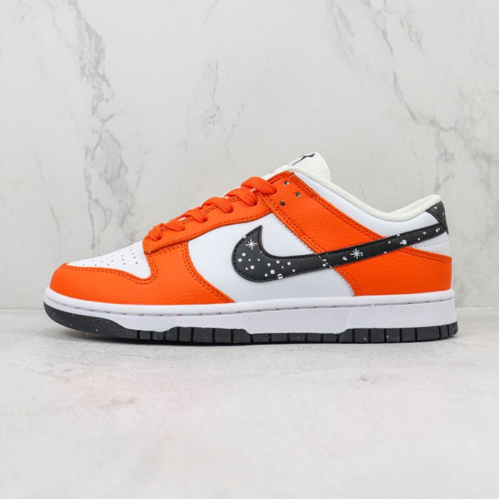 SB Dunk Low Running Shoes-White/Orange-5040692