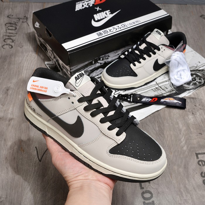 SB Dunk Low Running Shoes-Gray/Black-918069