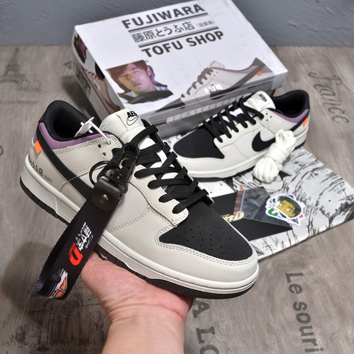 SB Dunk Low Running Shoes-Gray/Black-3499596