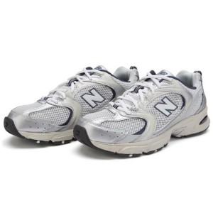 New Balance 530 Running Shoes-Silver/White-6026228