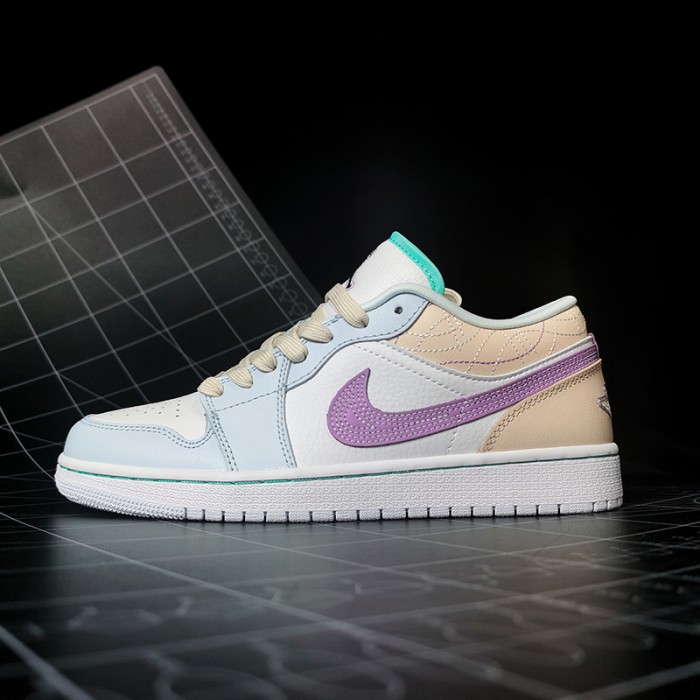 SB Dunk Low Running Shoes-White/Blue-6470072