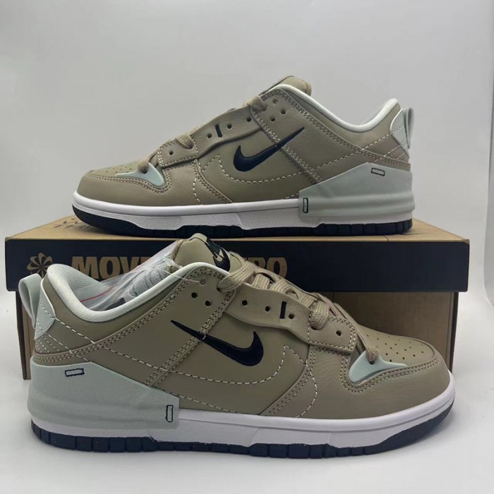 SB Dunk Low Running Shoes-Gray/White-9045487