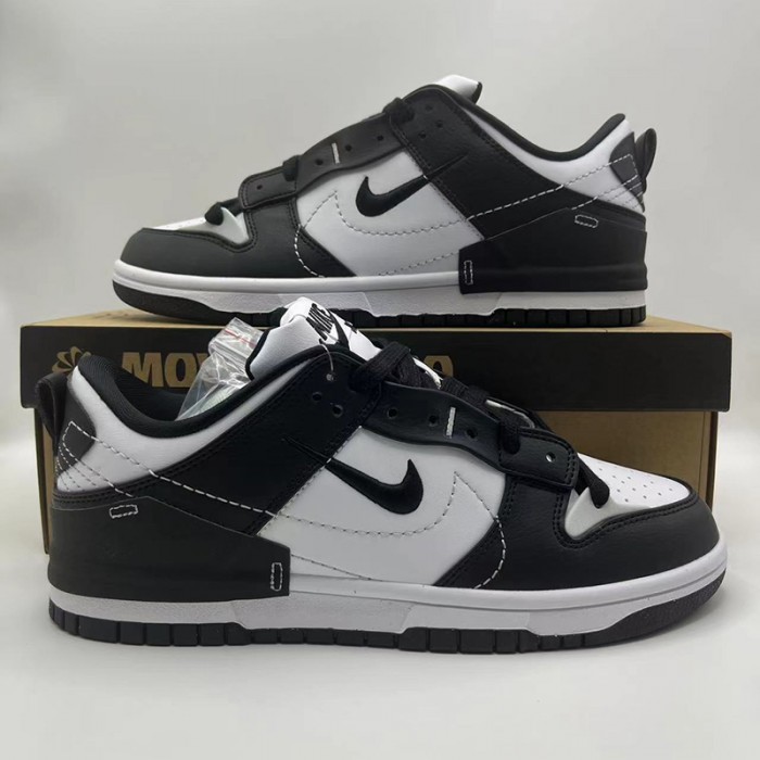 SB Dunk Low Running Shoes-Black/White-7131667