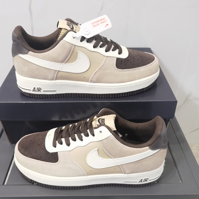 Air Force 1 '07 Lv8 HEMP Running Shoes-Khkai/Brown-9736932