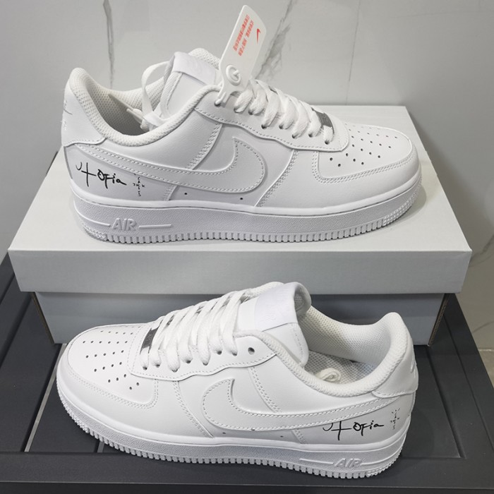 AIR FORCE 1 AF1 Running Shoes-All White-9423070