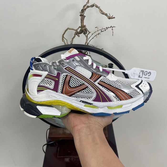 Balenciaga V7.5 Running Shoes-White/Gray-241318