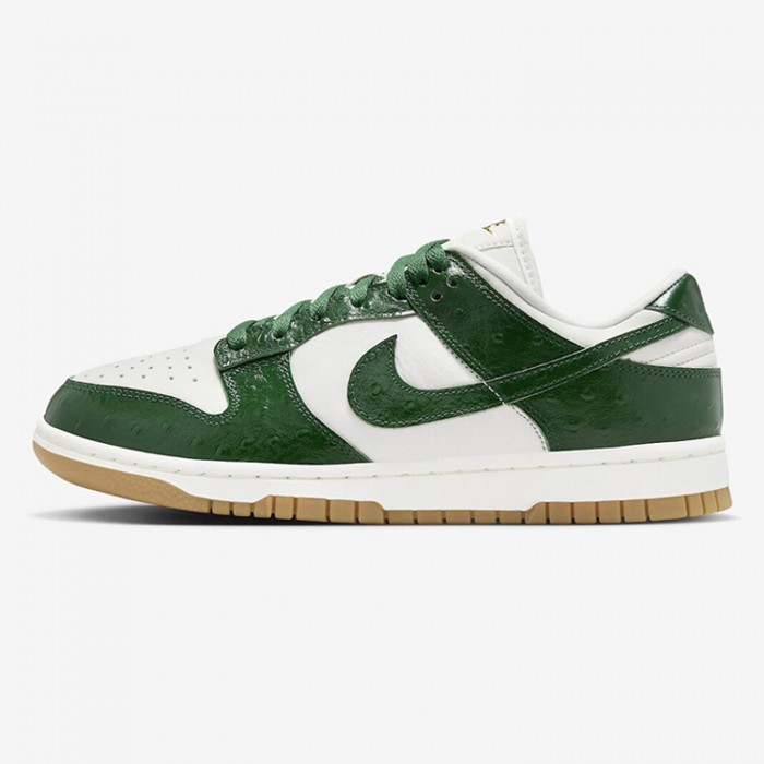 SB Dunk Low LX WMNS“Green Ostrich”Running Shoes-White/Green-1268593