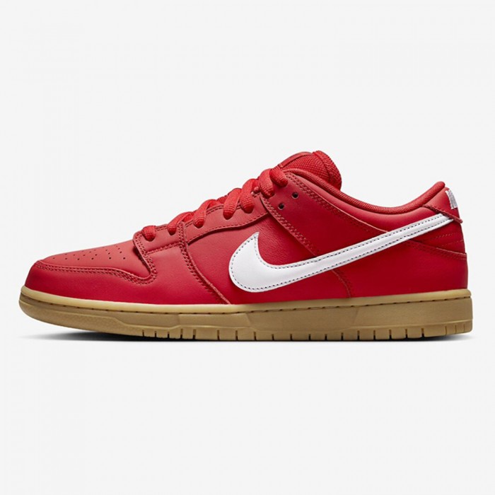 SB Dunk Low Running Shoes-Red/White-1057084