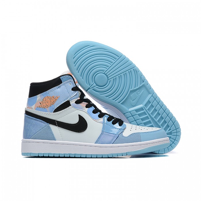 Air​ Jordan 1 ​High AJ1 Running Shoes-Blue/Black-7564838
