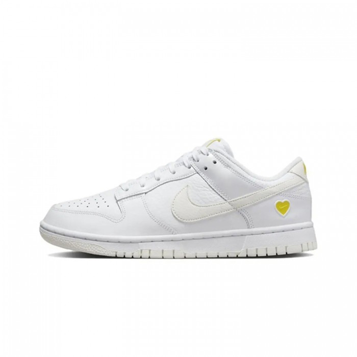 SB Dunk Low Running Shoes-All White-1862259
