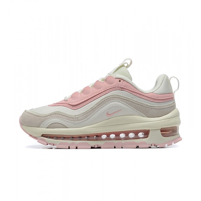 Air Max 97 Futura Women Running Shoes-White/Pink-9216832