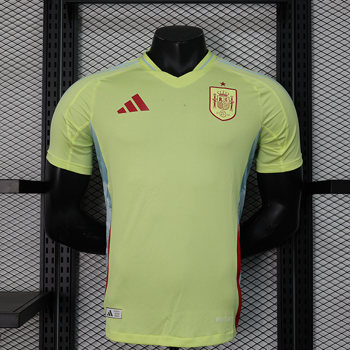 2024 Spain Away Yellow Jersey Kit short sleeve (Player Version)-9141045