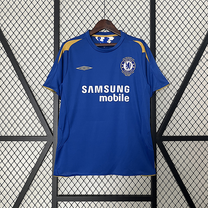 Retro 05/06 Chelsea Home Blue Jersey Kit short sleeve-4289062