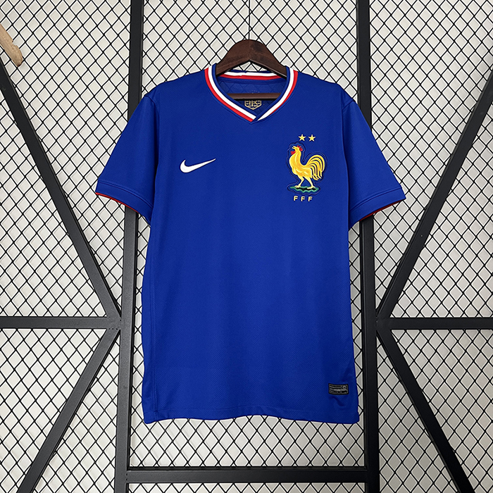 2024 France Home Blue Jersey Kit short sleeve-8394056