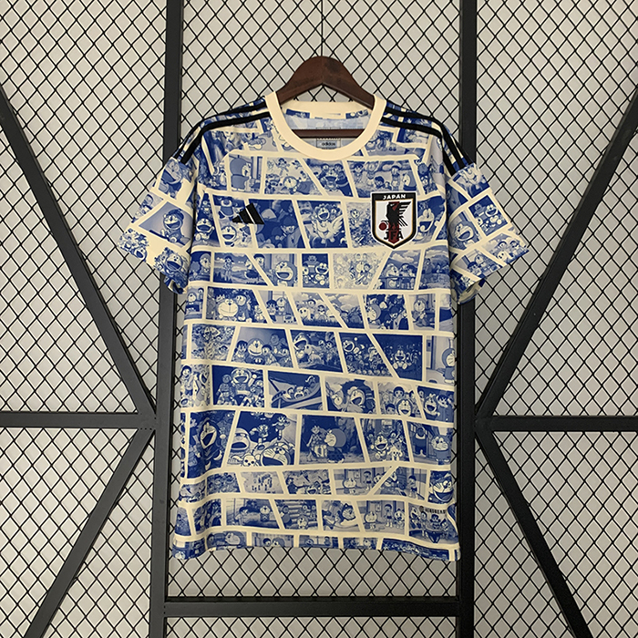 2023 Japan Special Edition Blue Khaki Jersey Kit short sleeve-2429429