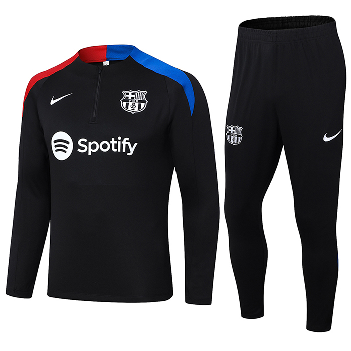 24/25 Barcelona Black Edition Classic Jacket Training Suit (Top+Pant)-8477833