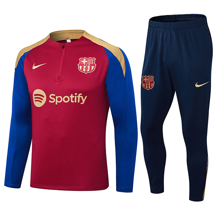 24/25 Barcelona Red Blue Edition Classic Jacket Training Suit (Top+Pant)-4418969