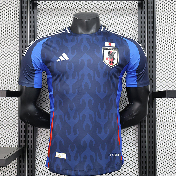 2024 Japan Home Blue Jersey Kit short sleeve (Player Version)-4821370