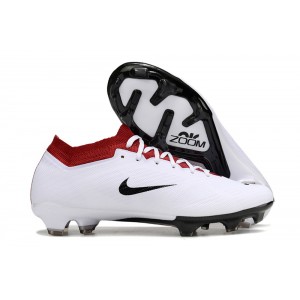 Air Zoom Mercurial Superfly IX Elite FG Soccer Shoes-White/Red-5715068