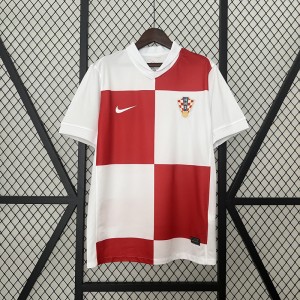 2024 Croatia Home White Red Jersey Kit short sleeve-5809121