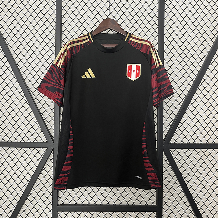 2024 Peru Away Black Jersey Kit short sleeve-8964276