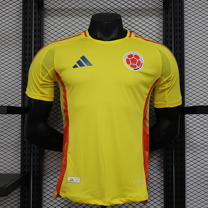 2024 Colombia Home Yellow Jersey Kit short sleeve (Player Version)-665155