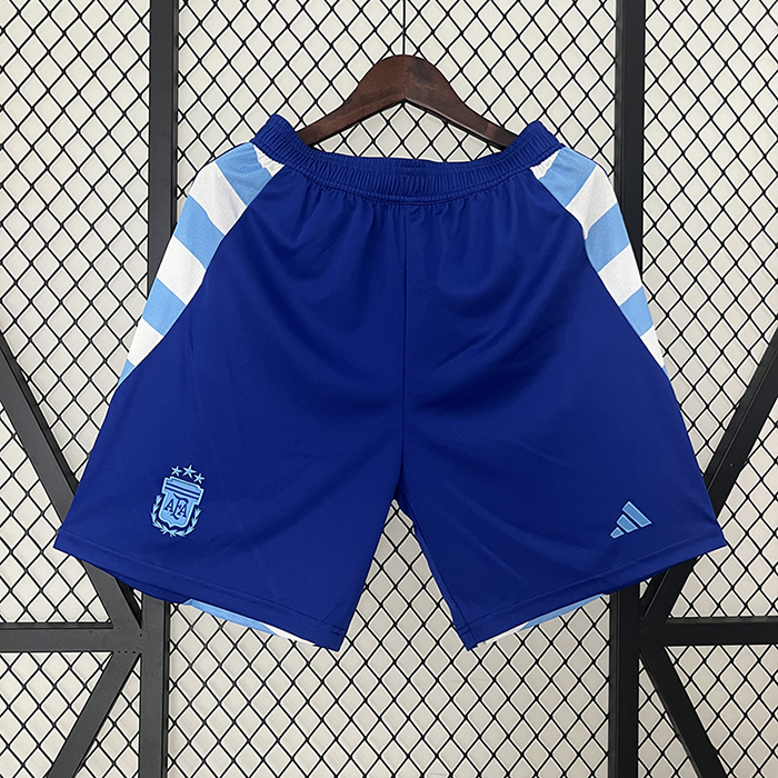 2024 Argentina Away Shorts Blue Shorts Jersey-5731365
