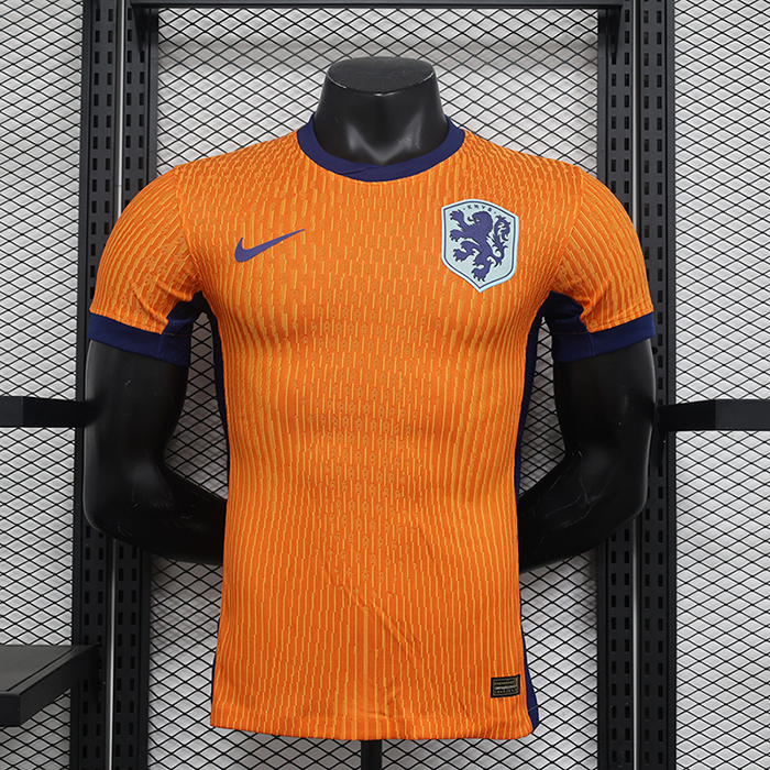 2024 Netherlands Home Oraneg Jersey Kit short sleeve (Player Version)-6119584
