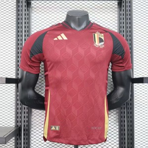 2024 Belgium Away Wine Red Jersey Kit short sleeve (Player Version)-7740352