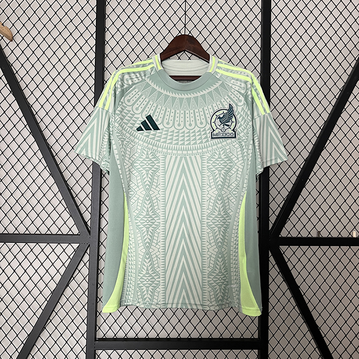 2024 Mexico Away Green White Jersey Kit short sleeve-3235507