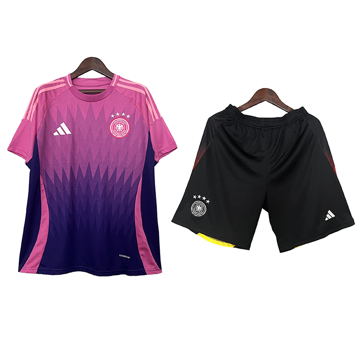 2024 Germany Away Purple Pink Jersey Kit short Sleeve (Shirt + Short)-2752523