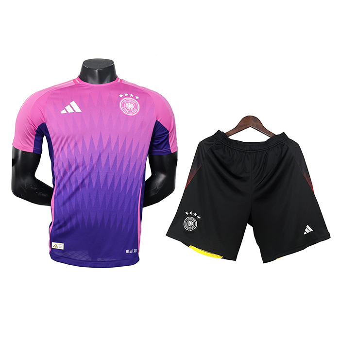 2024 Germany Away Purple Pink Jersey Kit short Sleeve (Shirt + Short) (Player Version)-4554821